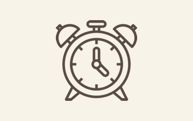 朝の起床サポート